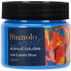 Канцеларски продукт Deli Акрилна боя Finenolo, в бурканче, 100 ml