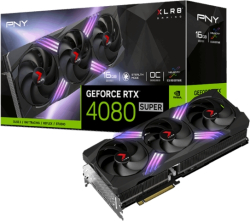 Видеокарта PNY GeForce RTX 4080 Super 16GB GDDR6X XLR8 Gaming VERTO Triple Fan OC