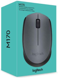 Мишка МИШКА LOGITECH M170 - Wireless - Black - PN 910-004642