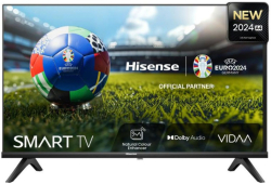 Телевизор Hisense 40" A4N, Full HD 1920x1080, DLED, HDR, HLG, DTS HD, Smart TV, WiFi