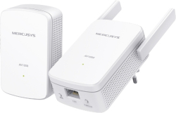 Безжичен екстендър Гигабитен Powerline Адаптер WiFi Kit Mercusys MP510 KIT AV1000