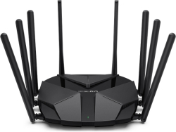 Безжичен рутер Mercusys MR90X AX6000, 8-поточен Wi-Fi 6 рутер