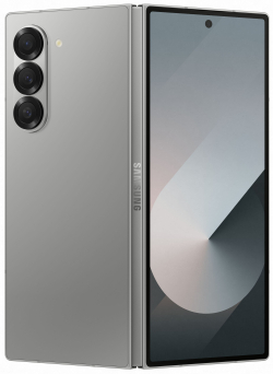 Смартфон Samsung Galaxy Z Fold6, 7.6" Dynamic AMOLED, 12GB, 512GB, 50MP, DS, Сив