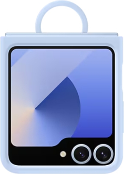Калъф за смартфон Samsung Galaxy Flip6 Silicone Case with Ring Blue