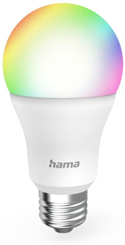 LED Крушка HAMA Димираща смарт крушка RGBW WiFi-LED, E27, 9W, Matter, 176640