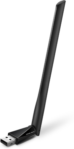 Безжичен USB 2-лентов адаптер Mercusys MU6H AC650