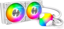 Водно охлаждане Montech Hyper Flow ARGB 240, CPU Liquid Cooler, Бял