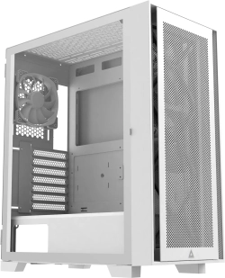 Кутия Montech AIR 1000 LITE, Mid-tower Case, TG, 3x120мм Fans, Бял
