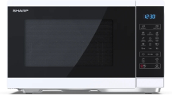 Бяла техника Sharp YC-MG252AE-W, Fully Digital, Built-in microwave grill, Grill Power: 1000W