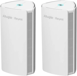 Безжично у-во Ruijie RG-M18(2PK), AX1800, 3xGbE, MIMO, Mesh, Wi-Fi 6, 2 бр.