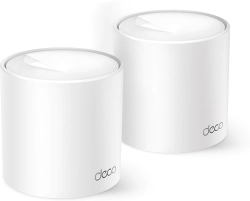 Безжично у-во TP-LINK Deco Deco X10(2-pack), AX1500, 2xGbE, MU-MIMO, Wi-Fi 6