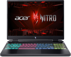 Лаптоп Acer Nitro 16 Gaming, Core i7-13620H, 16GB, 1TB SSD NVMe, RTX 4050 6GB, 16" IPS, Черен