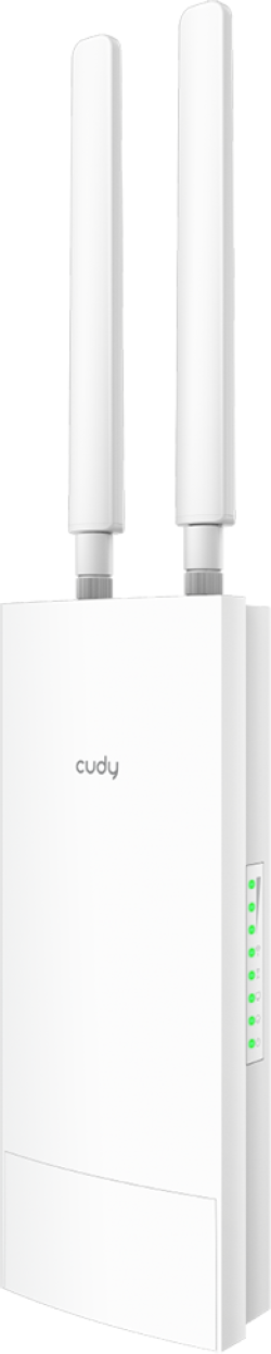 Безжичен рутер Безжичен рутер Cudy LT400 Outdoor, N300, 4G LTE,  2.4 GHz, 300 Mbps за външна употреба