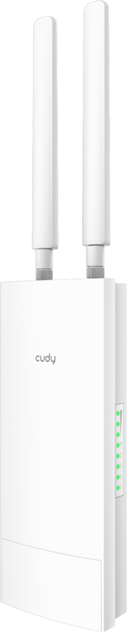 Безжичен рутер Cudy LT400 Outdoor, N300, 4G LTE, 2.4 GHz, 300 Mbps за външна употреба