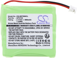 Батерия за смартфон Батерия за телефон Doro TH50 TH60 2,4V 600mAh NIMH  SDT500CL  Cameron Sino