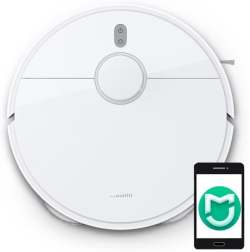 Бяла техника Прахосмукачка робот Xiaomi Robot Vacuum S10 Plus, Сухо, Мокро, 5200 mAh, Бял