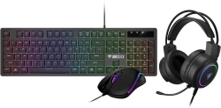 Клавиатура Gamdias геймърски комплект Gaming COMBO - POSEIDON E2 3-in-1 Combo