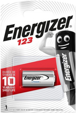 Батерия Батерия ENERGIZER CR123 Photo, Lithium, 3V, 1pk блистер
