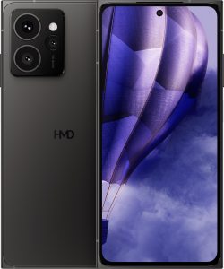 Смартфон HMD Skyline, 6.55" pOLED, 12GB, 256GB, 108MP, 4K-30fps, DS, 4600 mAh, Черен