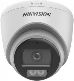 Камера Камера за видеонаблюдение Hikvision DS-2CE72KF0T-LFS (3K ColorVu, аудио, Dual-Light, куполна) на най-ниска цени
