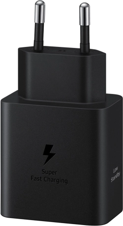 Принадлежност за смартфон Зарядно усторйство SAMSUNG, 45W, fast charger, USB Тype-C, 5 V, Черен