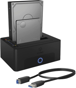 Докинг станция ICYBOX IB-1232CL-U3 : Docking & Clone Station за 2x 2.5“ или 3.5" SATA HDD & SSD , USB3.2