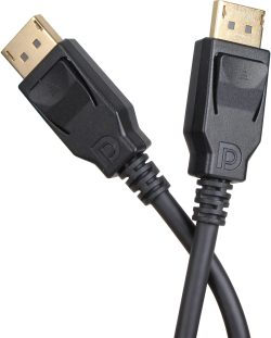 Кабел/адаптер VCom кабел Display Port 2.1 DP M - M - 8K, Black - CG651-2.0m