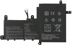 Батерия за лаптоп Asus, 3 клетки, 11.4V, 41Wh, Заместител