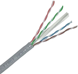 Инсталационен LAN кабел  VCom Кабел UTP cable 4Pair Cat6 23AWG 305m - NC614-305