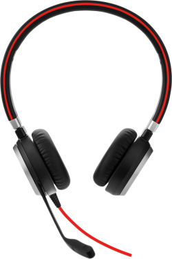 Слушалки JABRA EVOLVE 40 UC Стерео USB лента за глава, шумопотискане, USB и 3.5 жак свързаност