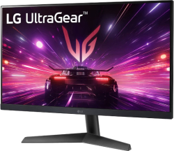 Монитор LG UltraGear 24GS60F-B, 23.8" FHD, 180 Hz, 300 cd/m2, HDMI, DP, 1 ms, 180 Hz, Черен