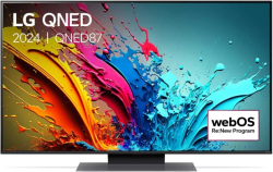 Телевизор LG 55QNED87T3B, 55" 4K QNED HDR Smart TV, 100Hz, 3840x2160, DVB-T2-C-S2, a8 AI Processor 4K