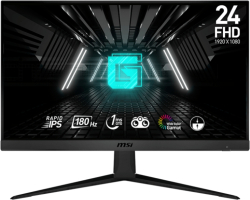 Монитор MSI G2412F, 23.8", 1ms, 180Hz, AG, FHD 1920x1080, Flat, 16:9, 2x HDMI, DisplayPort