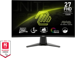 Монитор MSI MAG 27C6X, 27", VA, 240Hz, 250Hz(OC), 1ms, Curved, FHD 1920x1080, 1x Display Port (1.2a)