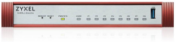 Рутер/Маршрутизатор Защитна стена ZYXEL USG FLEX 100H 8x1Gbps, 1xUSB, без лиценз