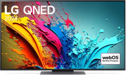 Телевизор LG 55QNED86T3A, 55" 4K QNED HDR Smart TV, 100Hz, 3840x2160, DVB-T2-C-S2, a8 AI