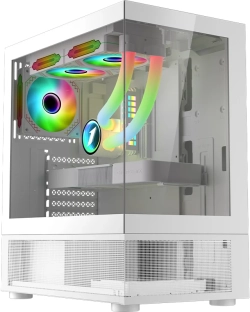 1stPlayer кутия Case ATX - MIKU Mi7-A White - Reversed fans included