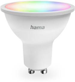 LED Крушка HAMA Smart WLAN LED лампа, GU10, Matter, 4,9 W, RGBW, 176642