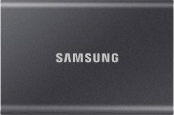 Хард диск / SSD Samsung T7, 2,5", 4TB, USB 3.2 Gen 2, 1050 MB/s, външен, 85 x 57 x 8 мм, Сив