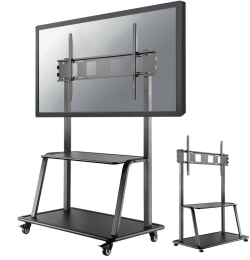 Стойка за телевизор Neomounts Mobile Flat Screen Floor Stand (stand+trolley) (height: 137-162 cm) box 1&2