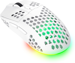 Мишка TRUST GXT929W Helox Wireless Lightweight Mouse Бяла