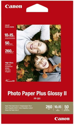 Хартия за принтер Фото хартия Plus Glossy PP-201, 260 g-m2, 10 х 15 cm, 50 листа