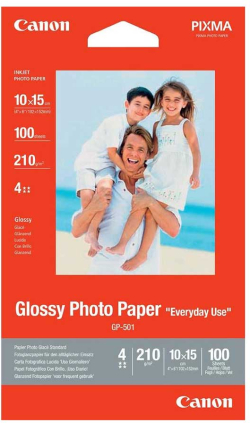 Хартия за принтер Фото хартия Glossy GP-501, 210 g-m2, 10 х 15 cm, 100 листа