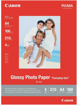Фото хартия Glossy GP-501, 210 g-m2, A4, 100 листа