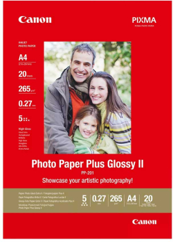 Продукт Фото хартия Plus Glossy II PP-201, 260 g-m2, A4, 20 листа