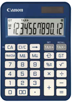 Настолен калкулатор Canon KS-125KB, 12-разряден, син