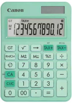 Канцеларски продукт Canon Настолен калкулатор LS-125KB, 12-разряден, зелен