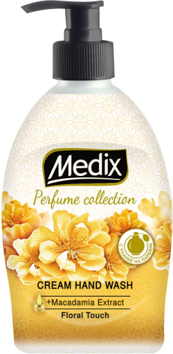 Почистващ продукт Medix Течен сапун Perfume Floral, с помпа, 400 ml