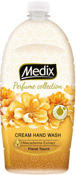 Почистващ продукт Medix Течен сапун Perfume Floral, пълнител, 800 ml