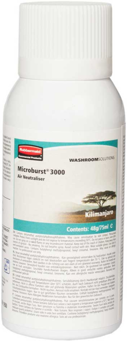 Почистващ продукт Rubbermaid Пълнител Microburst 3000, Kilimanjaro, 75 ml